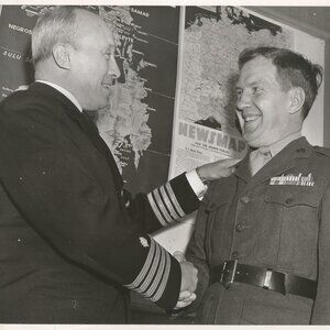 Vtg. WWII U.S. Army Publicity Photo Featuring Andy Devine (Pilot Trainer) 8 x 10